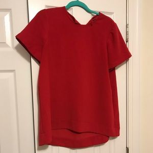 Red Madewell box cut shirt